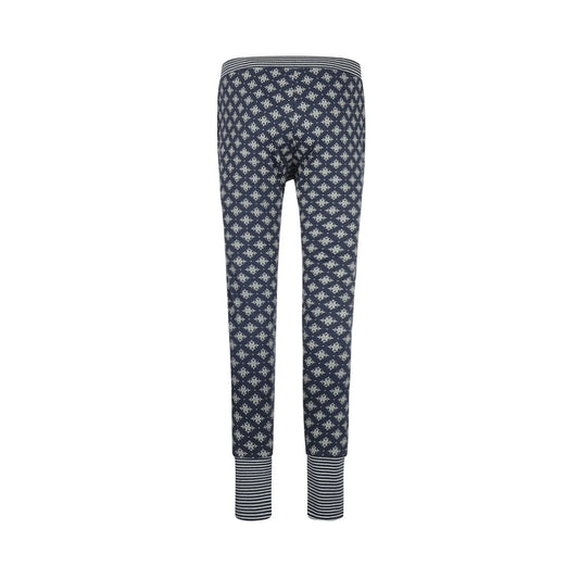 Charlie Choe Dames Pyjama broek - S49123-38 - Donkerblauw Sneeuwvlok