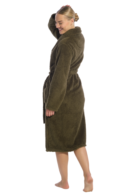 Ten Cate dames badjas ochtendjas fleece - 60524 - 2 kleuren