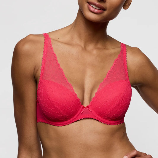 Marie jo voorgevormde Plunge BH - Azelie 0103014 - Framboos