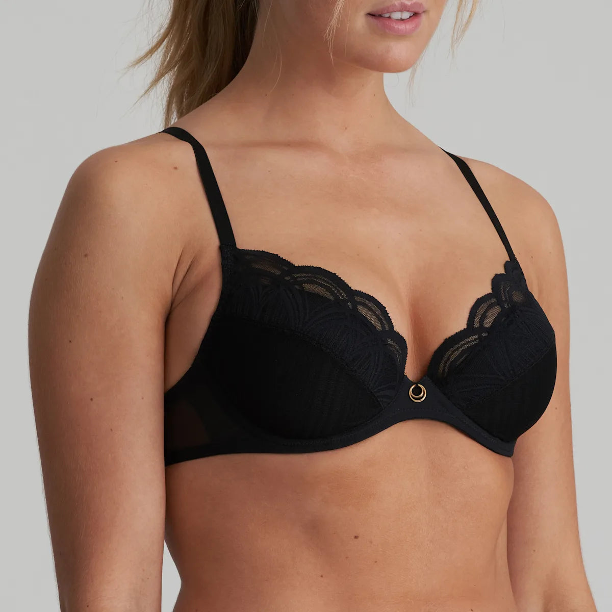 Marie Jo Push Up Bh Uitneembare Pads - Cathia 0102887 - Zwart