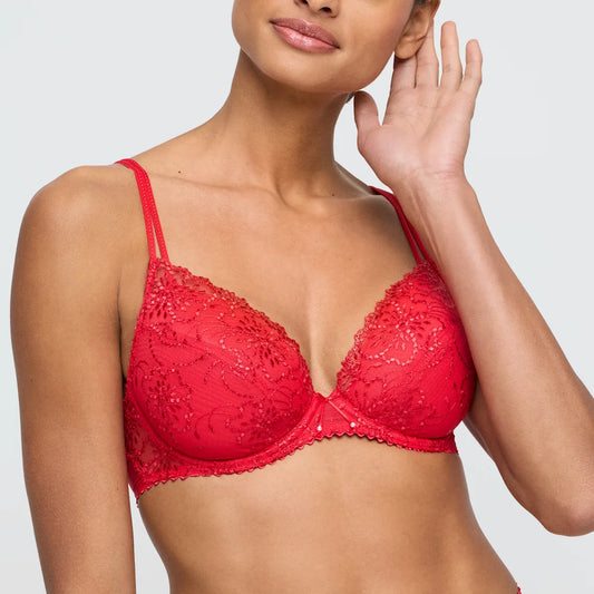 Marie Jo Mousse Push-up Bh Uitneembare Pads - Jane 0101337 - True red