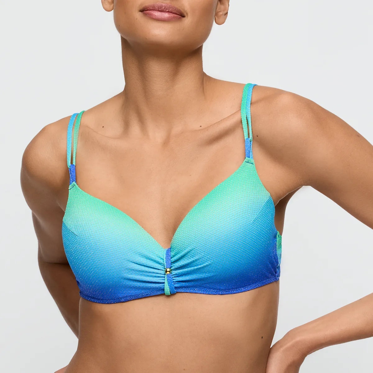 Marie Jo Swim Voorgevormde Plunge Bikini met tailleslip - Nusa Dua 1008116 / 1008151 - Seascape