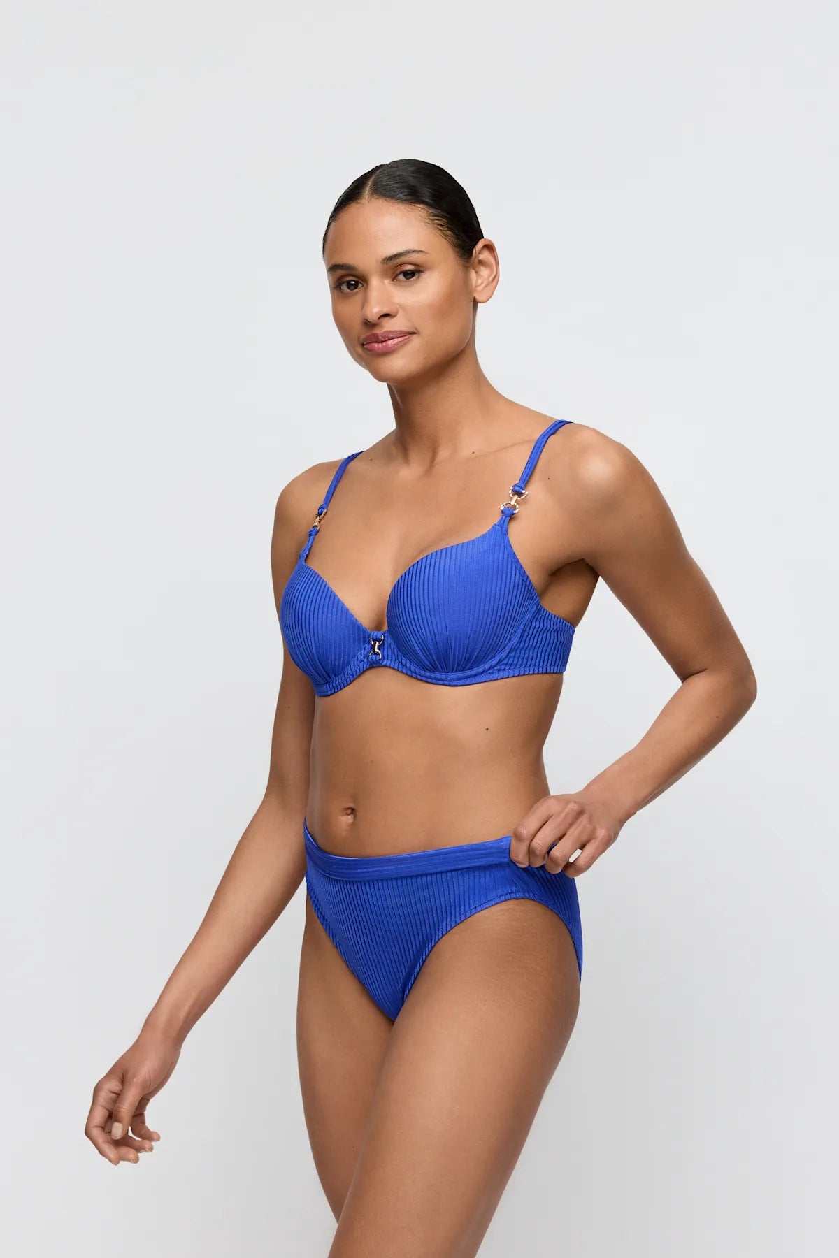 Marie Jo Swim Push-up Bikini met omslagslip - Emly 1007717 / 1007751 - Electric Blue