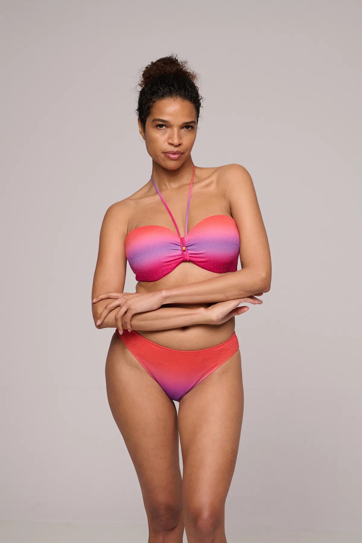 Marie Jo Swim Voorgevormde strapless Bikini met rioslip - Nusa Dua 1008118 / 1008150 -Spectral