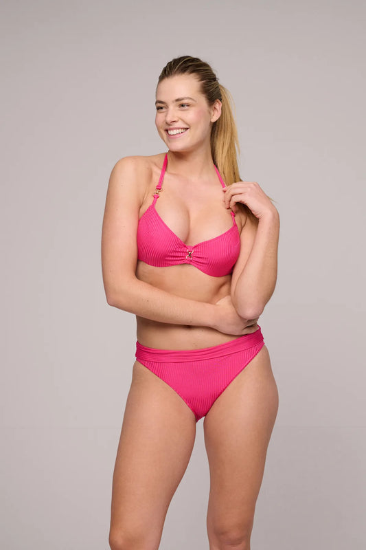 Marie Jo Swim Voorgevormde hartvorm Bikini met omslagslip - Emly 1007716 / 1007751 -Dragon Fruit