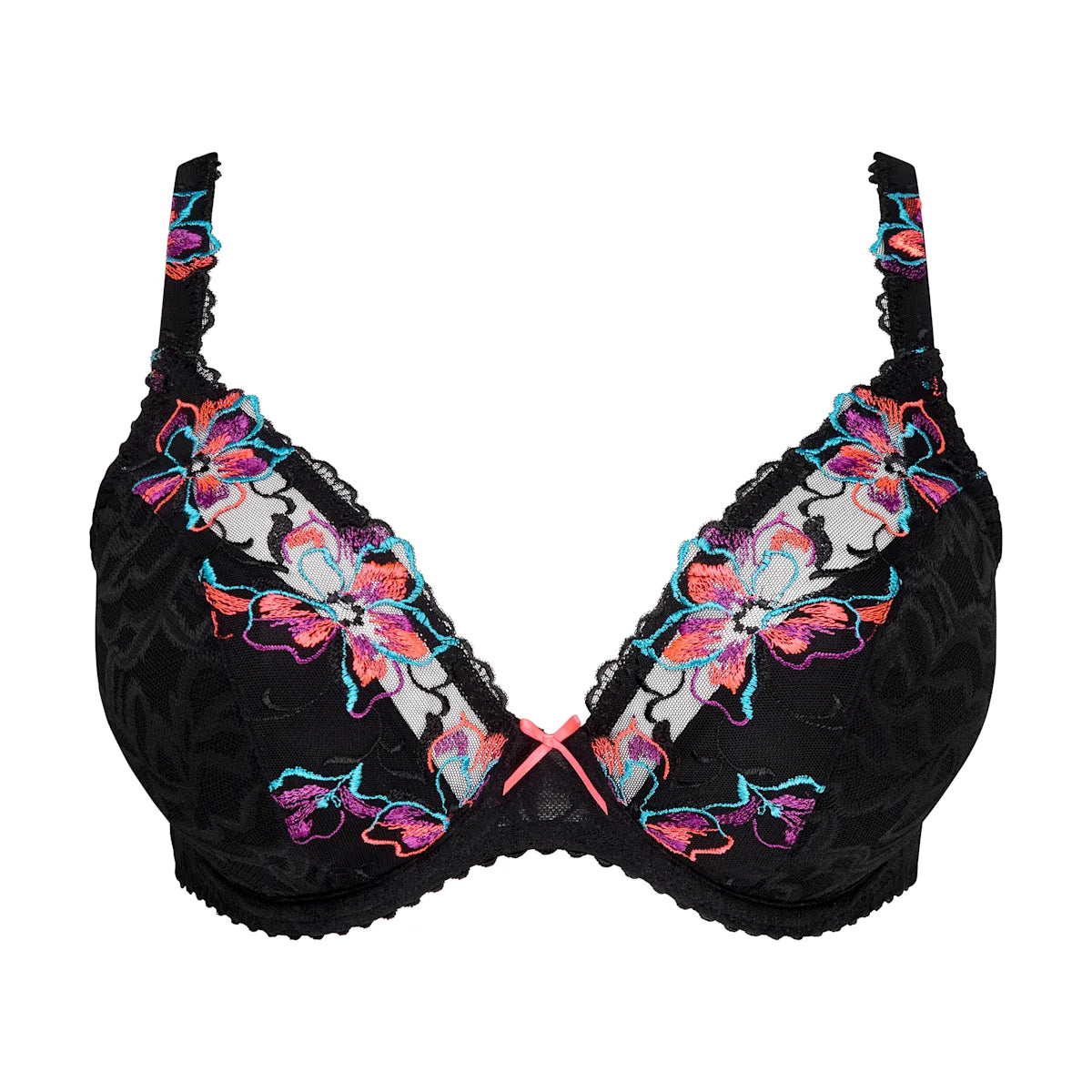 Prima Donna Plunge Bh Halve Mousse Cups - Miyara 0163622 - Floral Eclipse