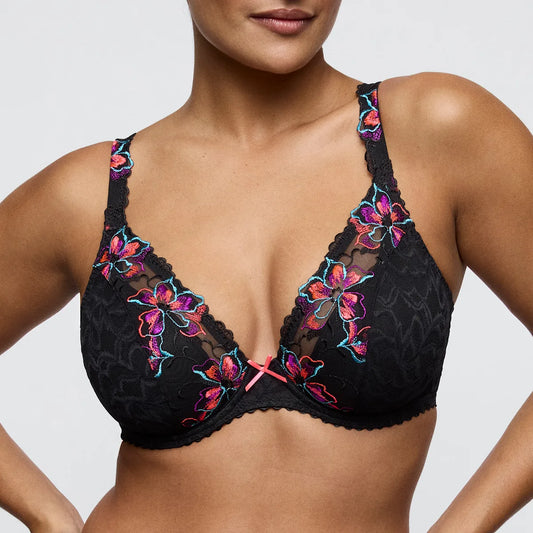 Prima Donna Plunge Bh Halve Mousse Cups - Miyara 0163622 - Floral Eclipse