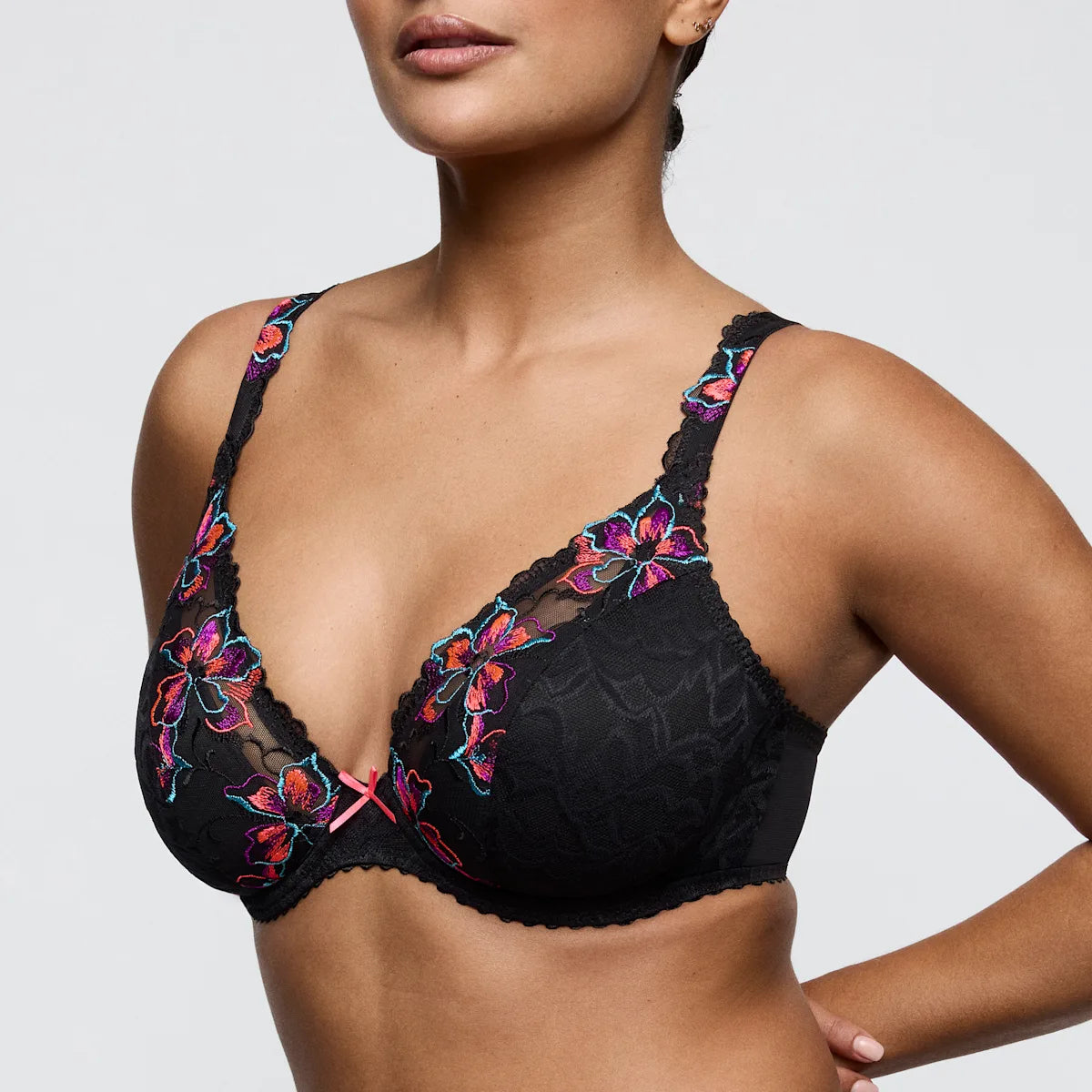 Prima Donna Plunge Bh Halve Mousse Cups - Miyara 0163622 - Floral Eclipse