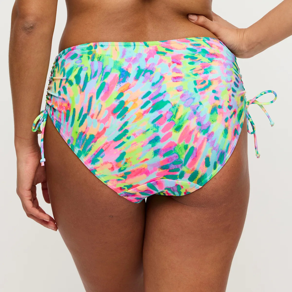 Prima Donna Swim Plunge Bikini Halve Mousse Cup met tailleslip - Douala 4014019 + 4014052 - Impressionist Summer
