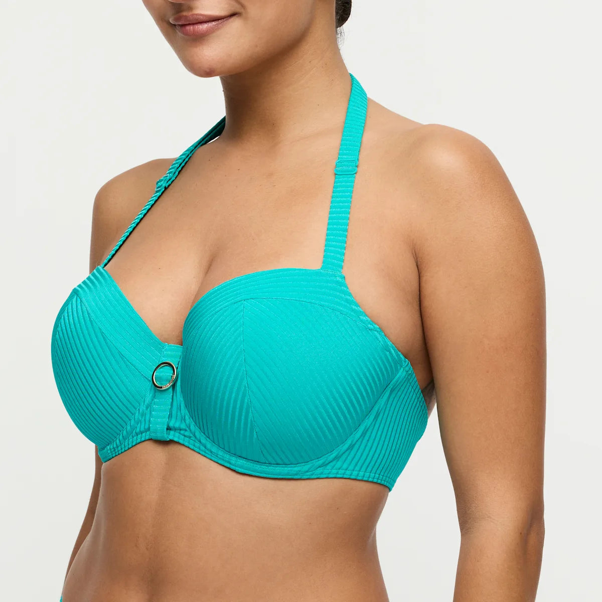 Prima Donna SWIM Voorgevormde Balconette bikini met tailleslip - Delray 4013616/4013651 - Sea Turtle