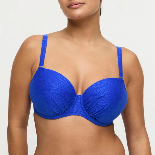 Prima Donna SWIM Voorgevormde Balconette bikinitop - Mantas 4013416 - Electric Blue