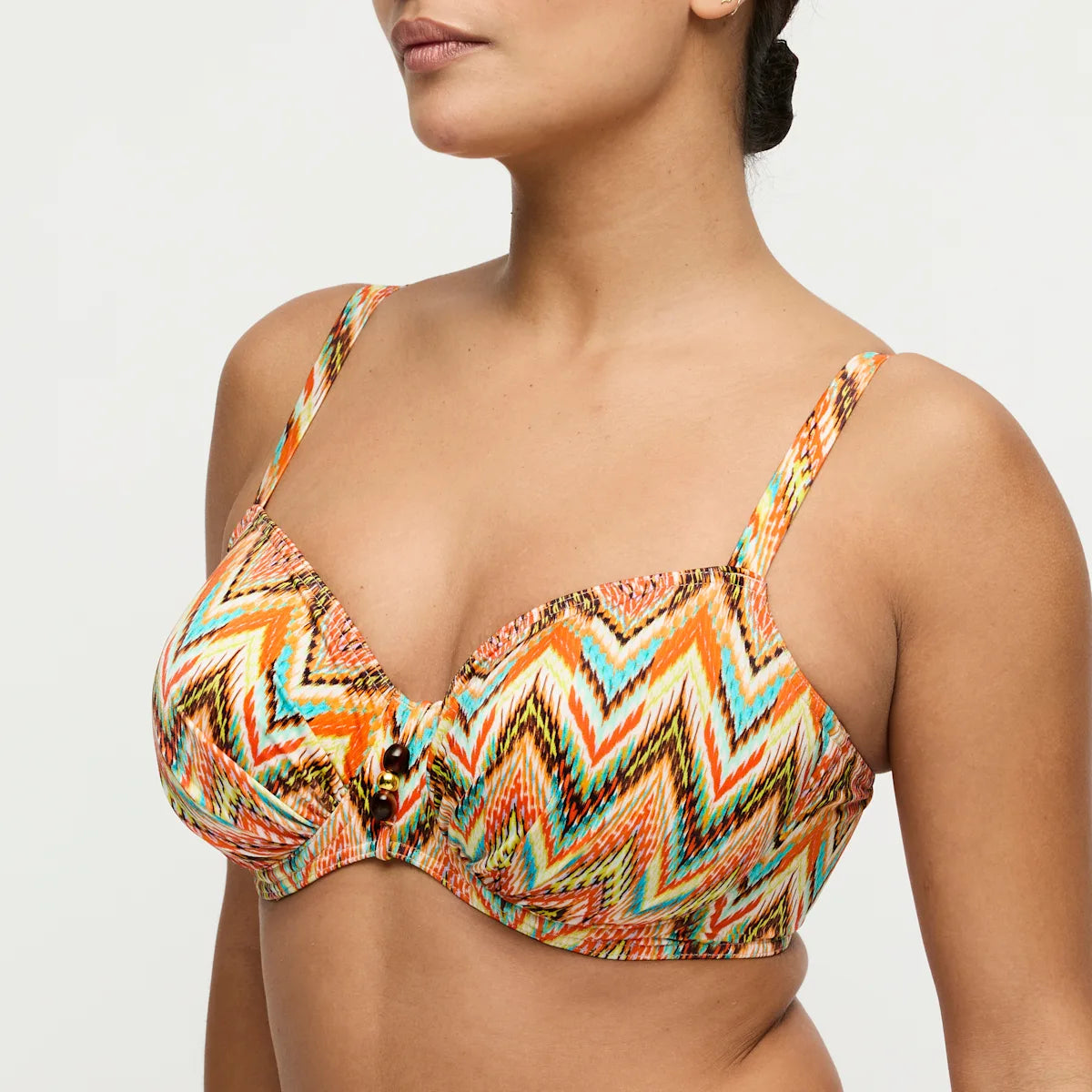 PrimaDonna Swim Volle Cup BikiniSET met tailleslip - Tubou 4013810 + 4013852 - Ikat Summer