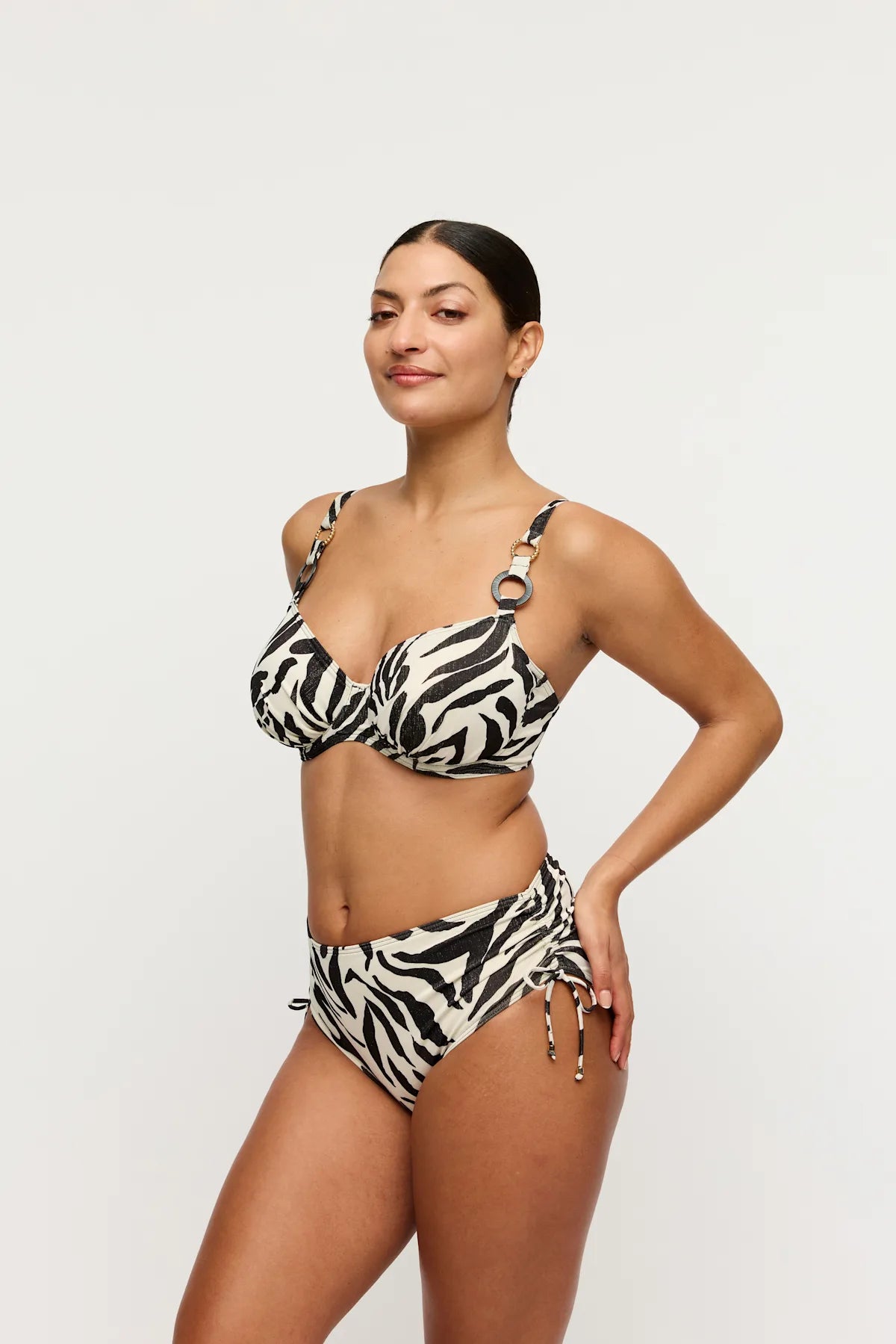 Prima Donna Swim Volle Cup BikiniSET met tailleslip - Dalice 4014110 + 4014152 - Sauvage Shine