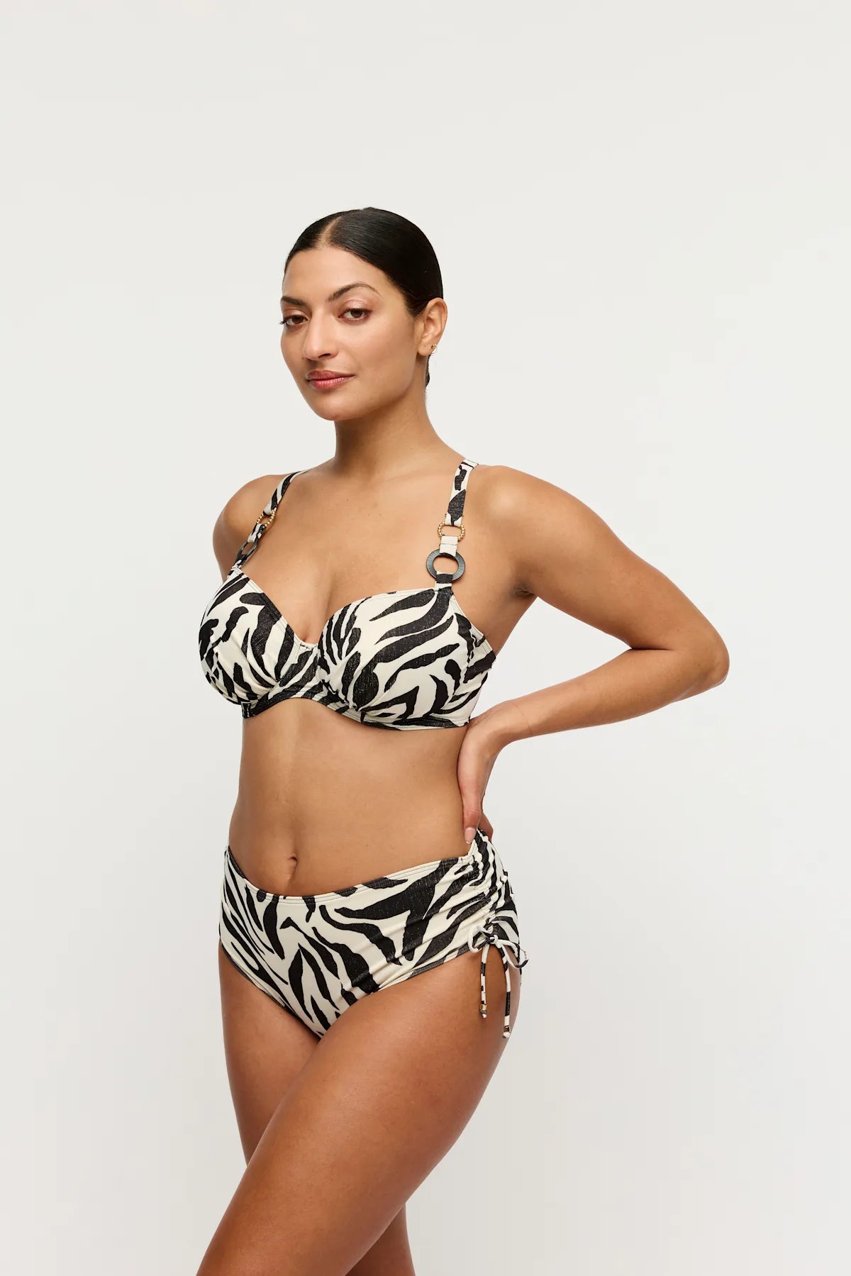 Prima Donna Swim Volle Cup BikiniSET met tailleslip - Dalice 4014110 + 4014152 - Sauvage Shine