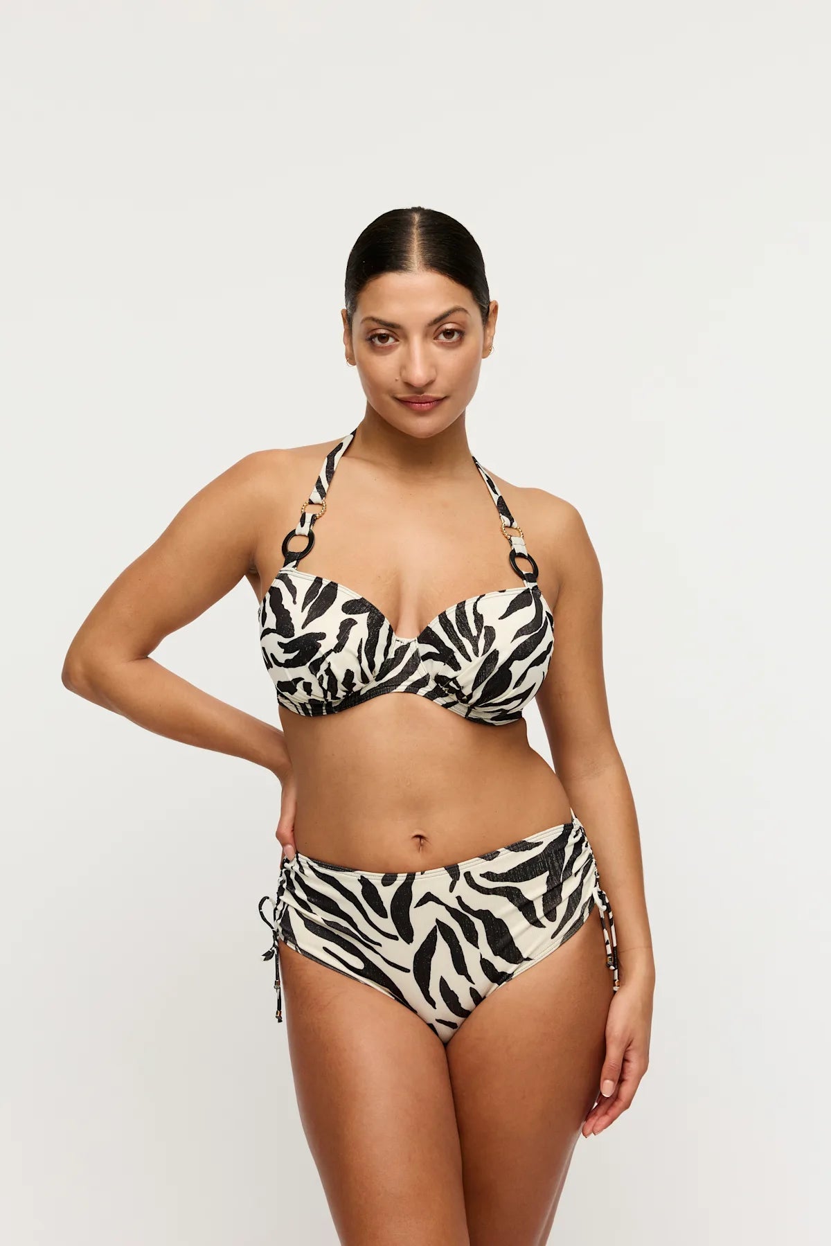 Prima Donna Swim Volle Cup BikiniSET met tailleslip - Dalice 4014110 + 4014152 - Sauvage Shine