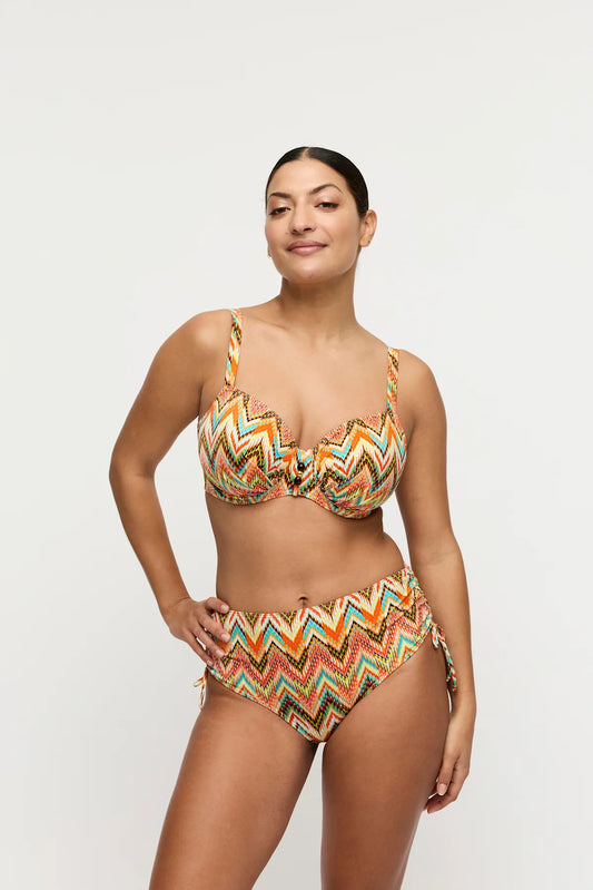 PrimaDonna Swim Volle Cup BikiniSET met tailleslip - Tubou 4013810 + 4013852 - Ikat Summer