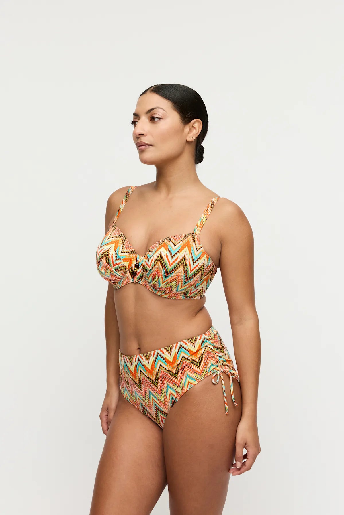 PrimaDonna Swim Volle Cup BikiniSET met tailleslip - Tubou 4013810 + 4013852 - Ikat Summer