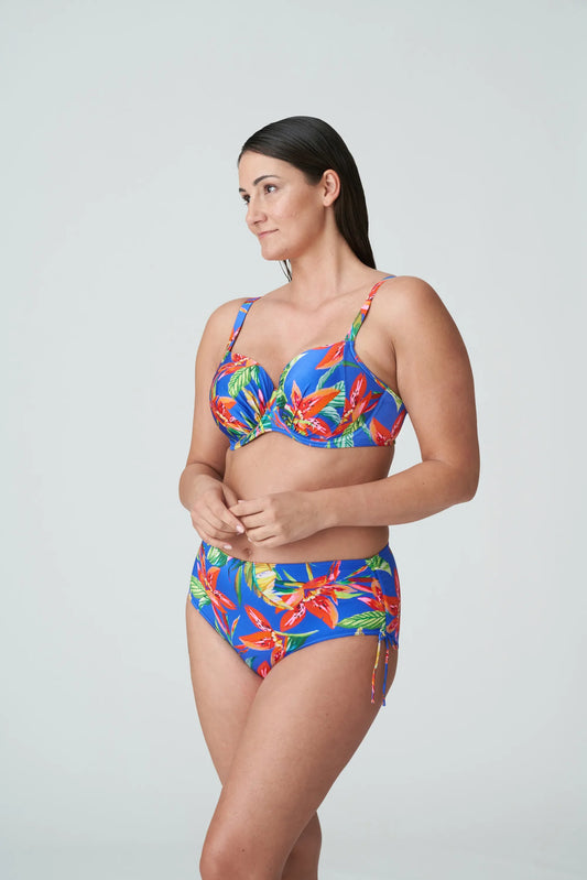 Prima Donna SWIM voorgevormde balconette bikini met tailleslip - Latakia 4011116 / 4011152 - Tropical Rainforest