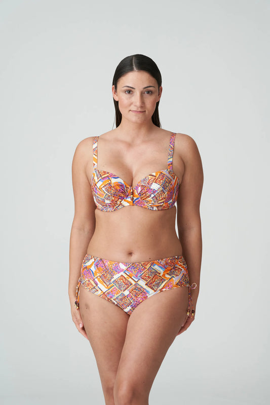 Prima Donna SWIM Voorgevormde Bikini Hartvorm met taillelslip - Navalato 4011314 / 4011352 - Summer Sunset