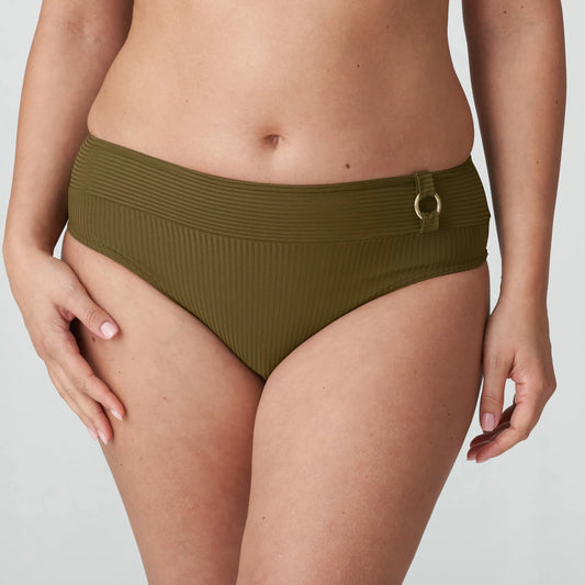 Prima Donna Swim beugel bikini Full Cup met bijpassende Tailleslip - 4006310 Sahara - Olijf