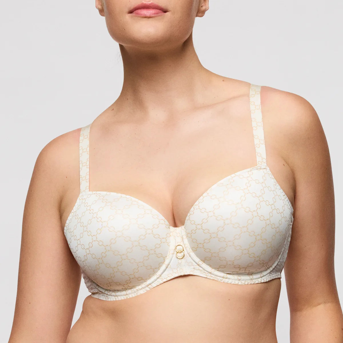 Prima Donna Twist Voorgevormde balconette BH* - Kero 0242582 - Natuur
