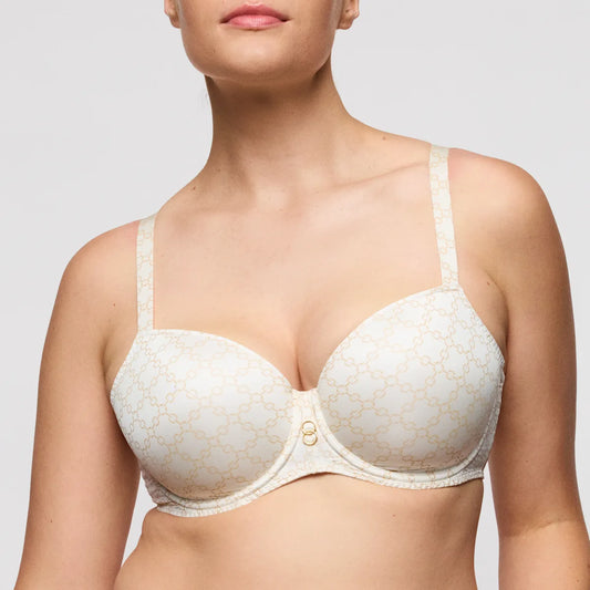 Prima Donna Twist Voorgevormde balconette BH* - Kero 0242582 - Natuur