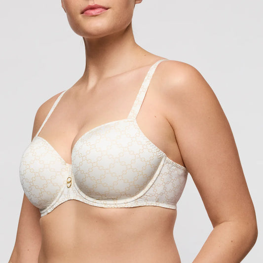 Prima Donna Twist Voorgevormde balconette BH* - Kero 0242582 - Natuur
