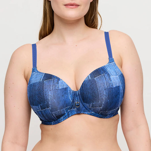 Prima Donna Twist Mousse Bh Hartvorm - Mauna 0242510 - Twill Blue