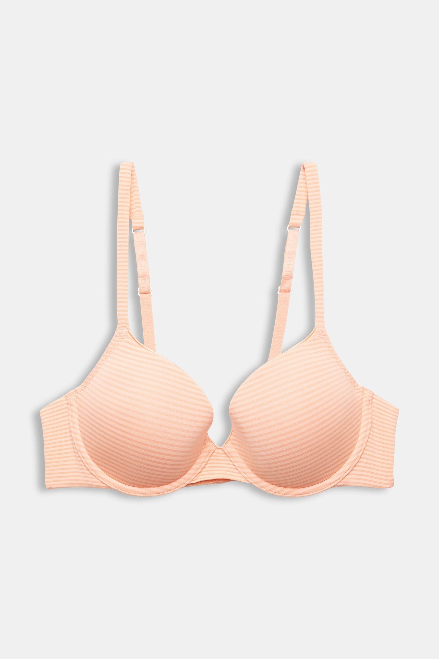 Esprit voorgevormde beugel BH JAQUARD STRIPE -  the timeless fit 034EF1T315 - Zalm