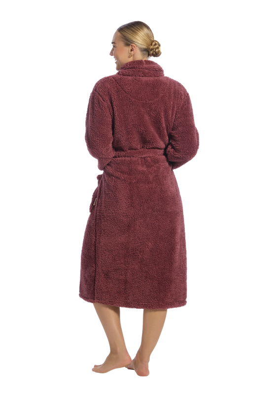 Ten Cate dames badjas ochtendjas fleece - 60524 - 2 kleuren