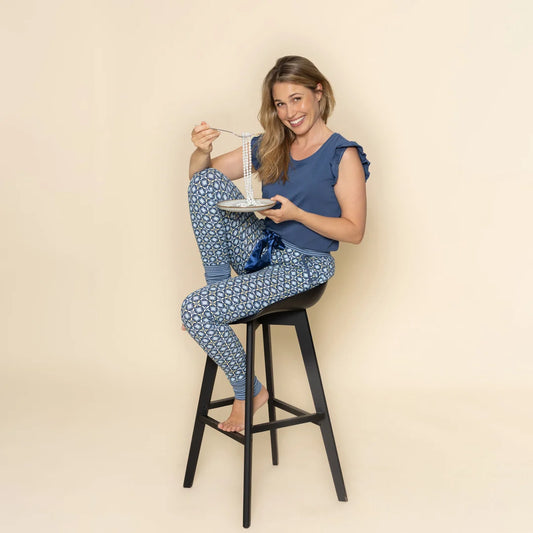 Charlie Choe lange pyjamabroek - N59107-38 - Navy