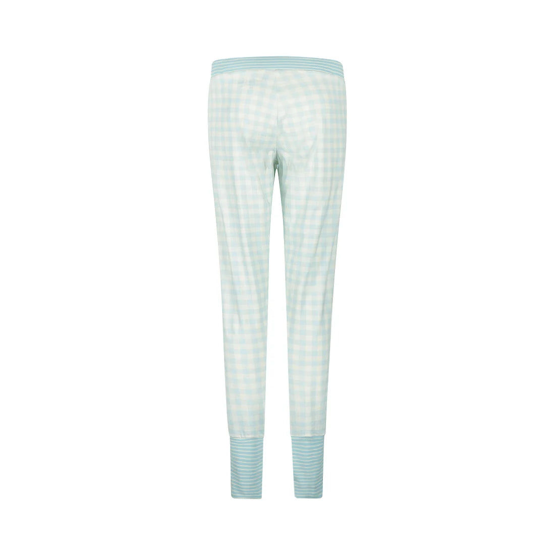 Charlie Choe Lange pyjamabroek - N59121-38 - Lichtblauw geruit