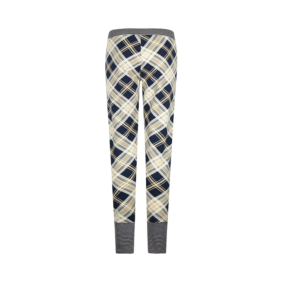 Charlie Choe lange pyjamabroek - M61155-38 - Navy Ruit