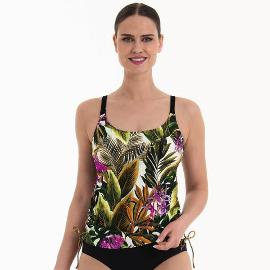 Anita Swim Tankinitop soft cups model Yara - Green Tropics 8494 - Olive