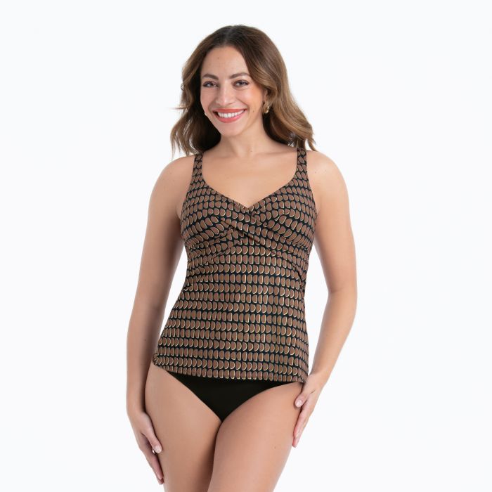 Rosa Faia Tankini top met beugel - Java Beach 8884 MAILY - Zwart