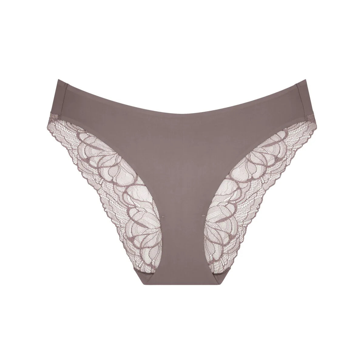 Triumph luxe slip - Body Make-Up Illusion Lace highleg Tai - Pigeon Grey