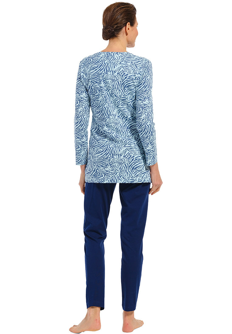 Pastunette Pyjama met print - 20232-160-2 - light blue