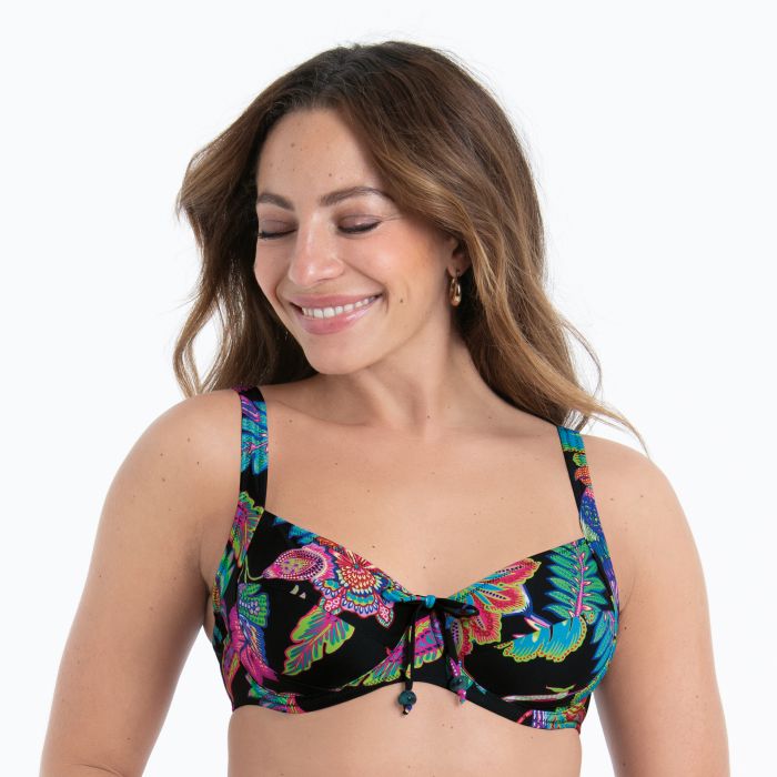 Rosa faia Beugel bikini met tailleslip - Sibel + Anny 8731 - Multi colour