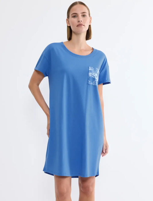 Triumph nachthemd korte mouw - Nightdresses NDK X - 005J Ciel