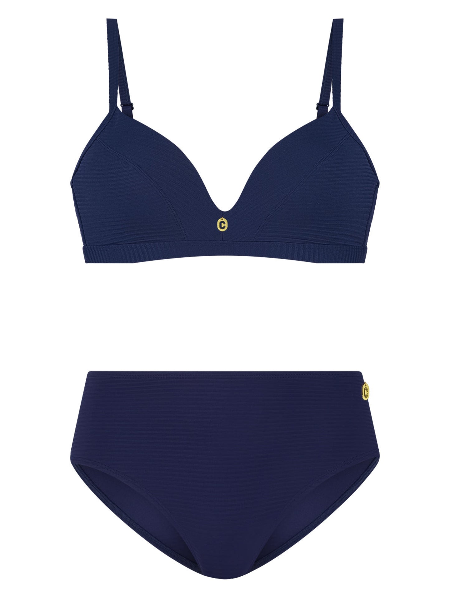ten Cate Beach Plunge padded bikini set - 60659/60665 - Ink Blue (1640)
