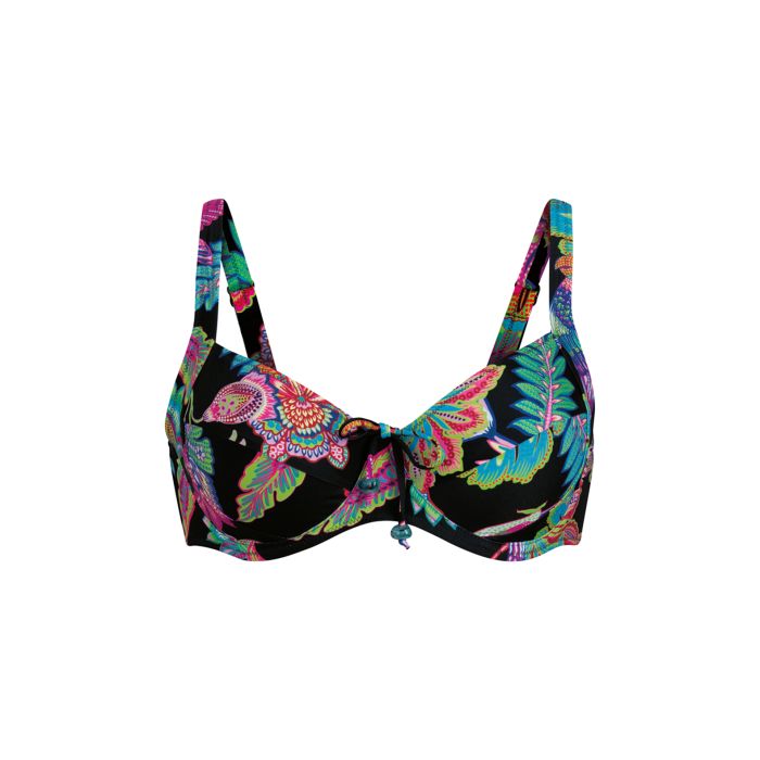 Rosa faia Beugel bikini met tailleslip - Sibel + Anny 8731 - Multi colour