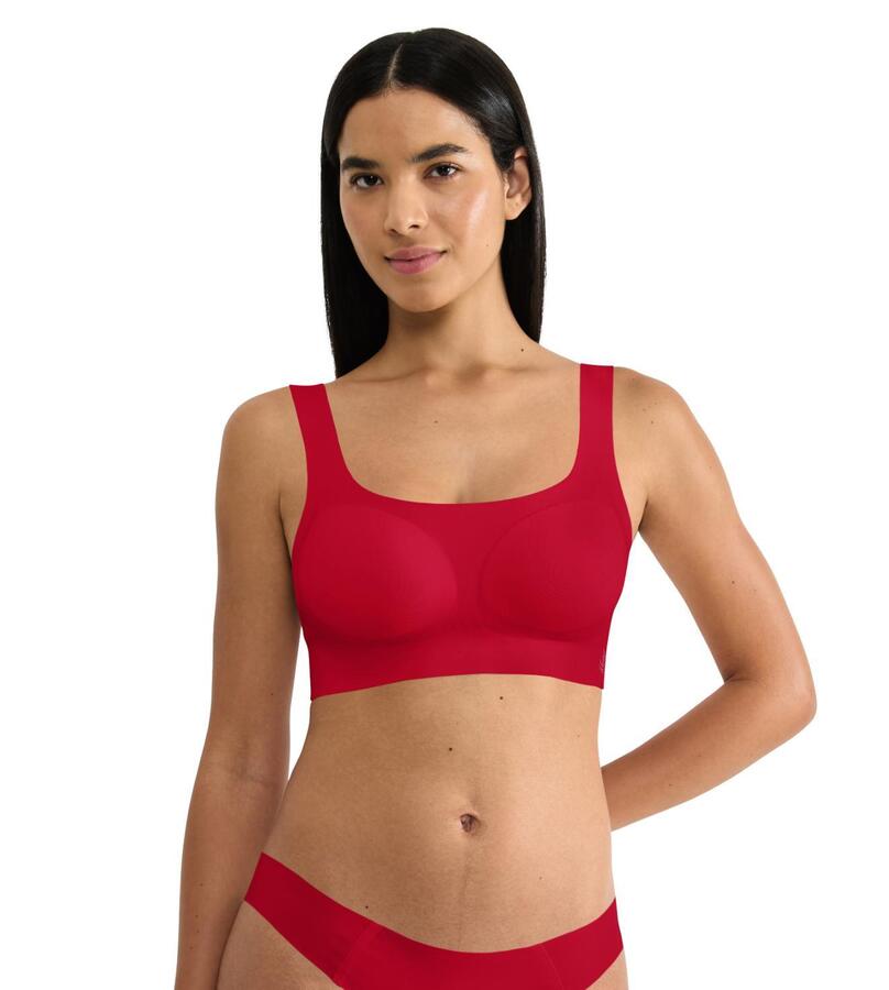 Sloggi Top voorgevormd zonder beugel - ZERO Feel 2.0 Top - Shanghai Red (00FZ)