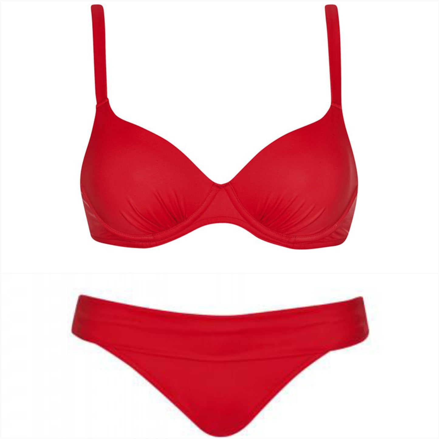 Olympia voorgevormde Bikini met beugel - 31187 en 31202 - rood
