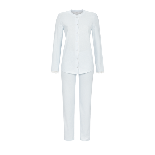 Ringella pyjama Doorknoop jas - 2511220 - licht blauw