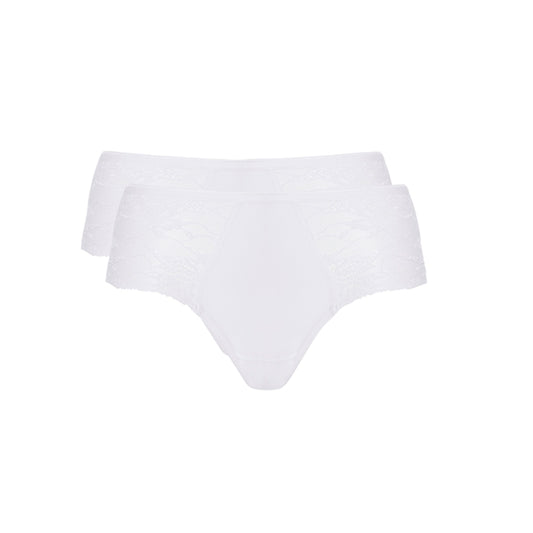 Ten Cate Basic Midi lace slip - 30201 - 2 pack *uitlopend