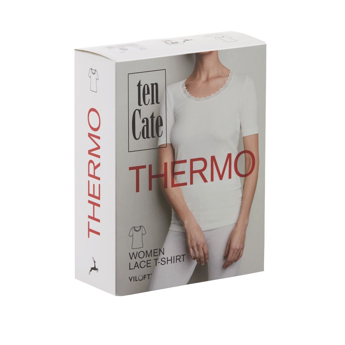 ten Cate Thermo Dames - Thermo T-shirt met kant korte mouw 30237 - 2 kleuren