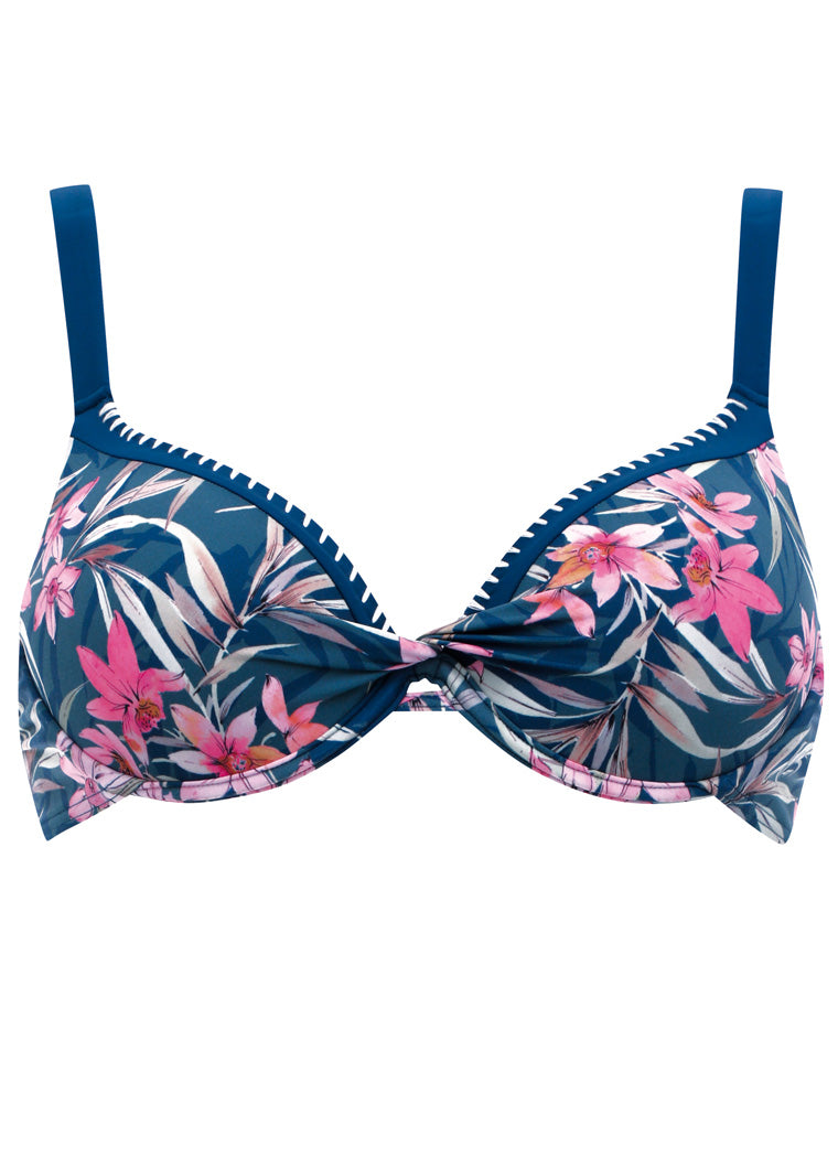 Olympia voorgevormde Bikini met beugel - 31055 en 31056 - blauw/pink