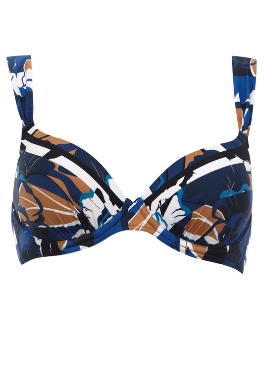 Olympia voorgevormde Bikini met beugel - 31083 en 31071 - blauw