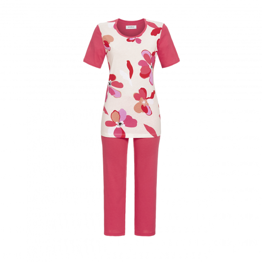 Ringella pyjama met bloemendesign - 3211239 - perle