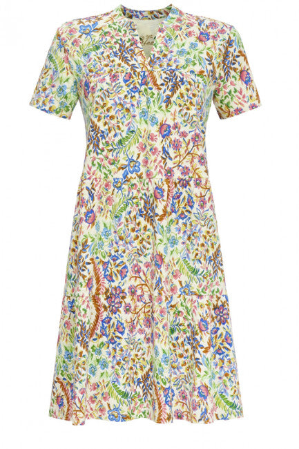 Bloomy nachthemd / jurk bloemenprint - 3251004 - Vanille